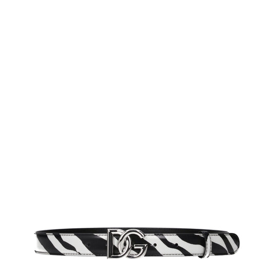 Dolce &amp; Gabbana Black Leather Belts