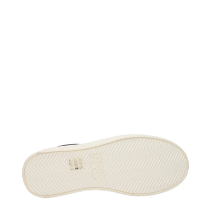 Black Leather Low-Top Sneakers - Women's Designer Footwear