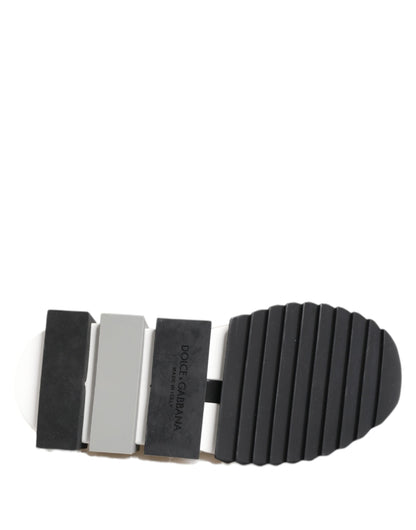 Dolce &amp; Gabbana Black and White Sorrento Low-Top Sneakers