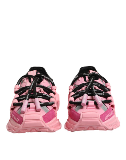 Dolce &amp; Gabbana Pink Low Top Space Women's Sneakers