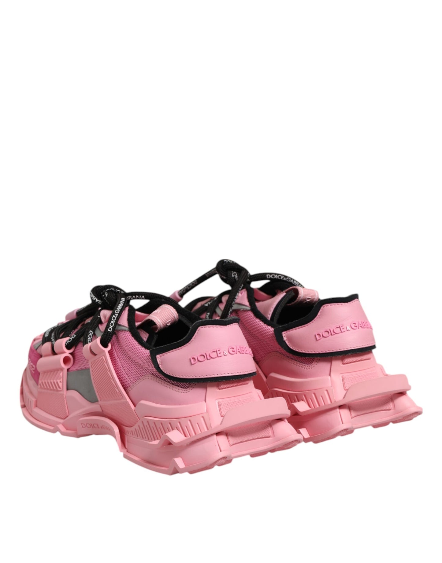 Dolce &amp; Gabbana Pink Low Top Space Women's Sneakers