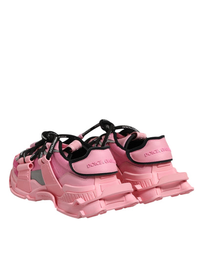 Dolce &amp; Gabbana Pink Low Top Space Women's Sneakers