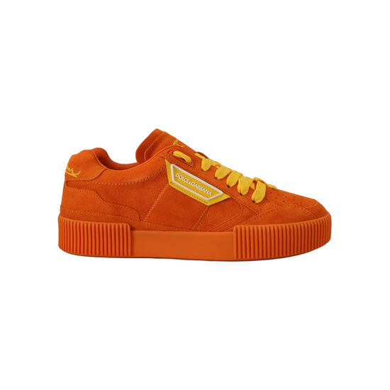 Orange Leather P.j. Tucker Sneakers Shoes