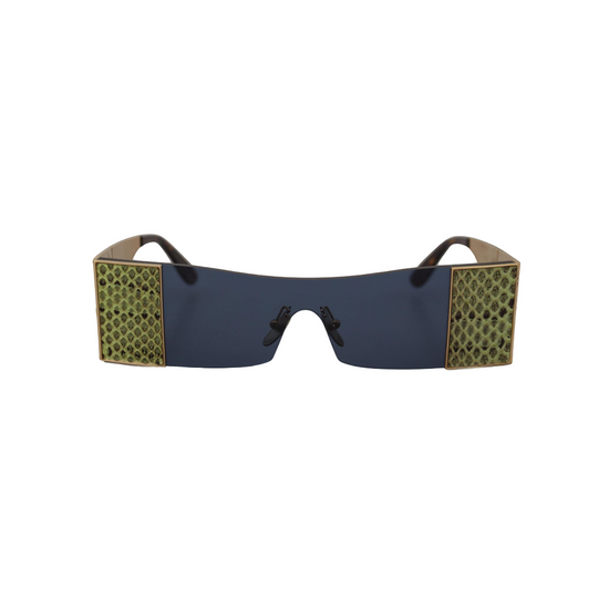 Gold Metal Rectangle Shades DG2263 Sunglasses