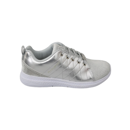Gisella Silver Polyester Sneakers Shoes