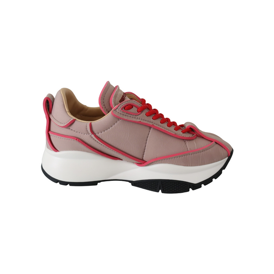 Ballet Pink Chic Padded Sneakers