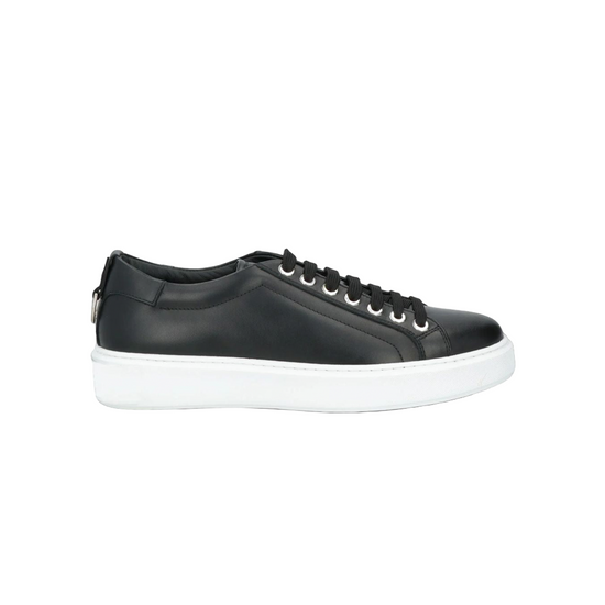 Black Calfskin Men Sneaker